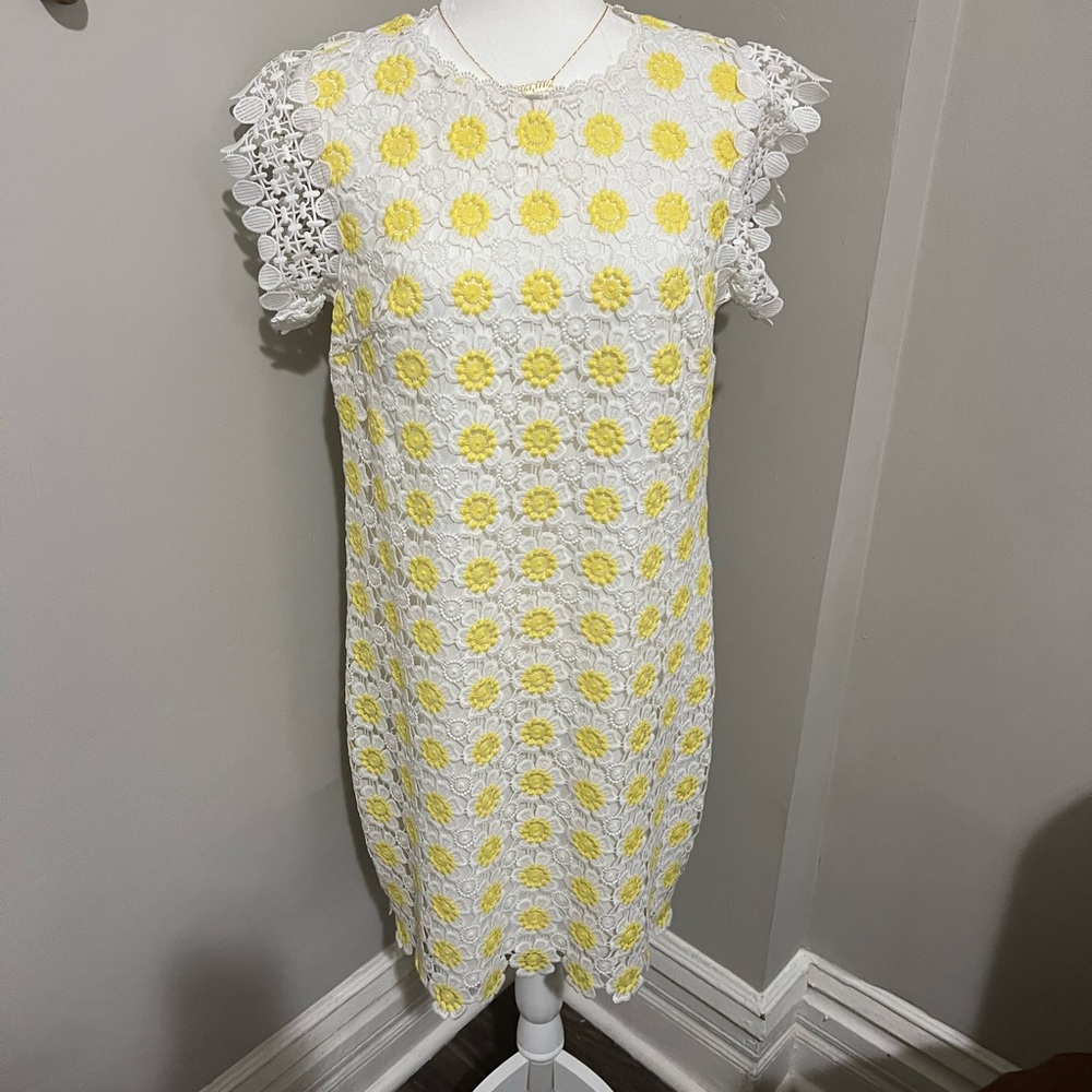 J. Crew yellow smock dress, NWT